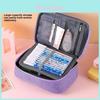 Canvas Large Capacity Artist Pencil Case With 72 Compartments For Students And Art Supplies
