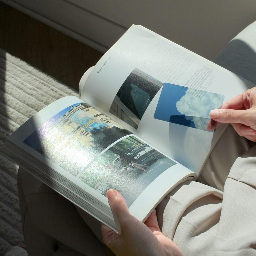 Ricos Translucent Photocard Bookmark 4-Piece Set, Sky, 1 Set