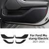 For Ford Mustang Mach-E 2021-2025 Car Door Anti-Kick Protective Pad Protector Mats Cover Sticker Auto Interior Accessories