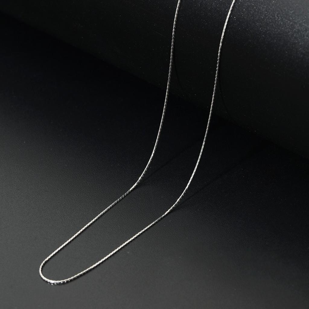 S925 Sterling Silver Necklace Accessories Women's Silver Snake Bone Chain Italian Light Luxury High-end Jewelry
