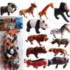 12-Piece Unbreakable Dinosaur Model Toy Set for Kids - Soft Rubber Jungle Animal Play Pack