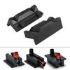 MUTEKI Splitter Vise Jaw Protective Insert, Magnetic Vise Jaw Pad Cover with Aluminum Alloy Line (Black)