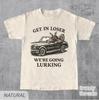 Get In Loser T Shirt, Funny Mothman Cryptid Tee, Retro Weirdcore Meme Shirt