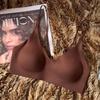 Naked feeling invisible skin-friendly small breasts gather non-marking liquid foundation, cross beautiful back, close sub-breasts, anti-sagging bra