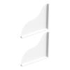 Set Of Two High Quality Rubber Shower Water Guards Maintain Your Bathroom Area Dry And Safe