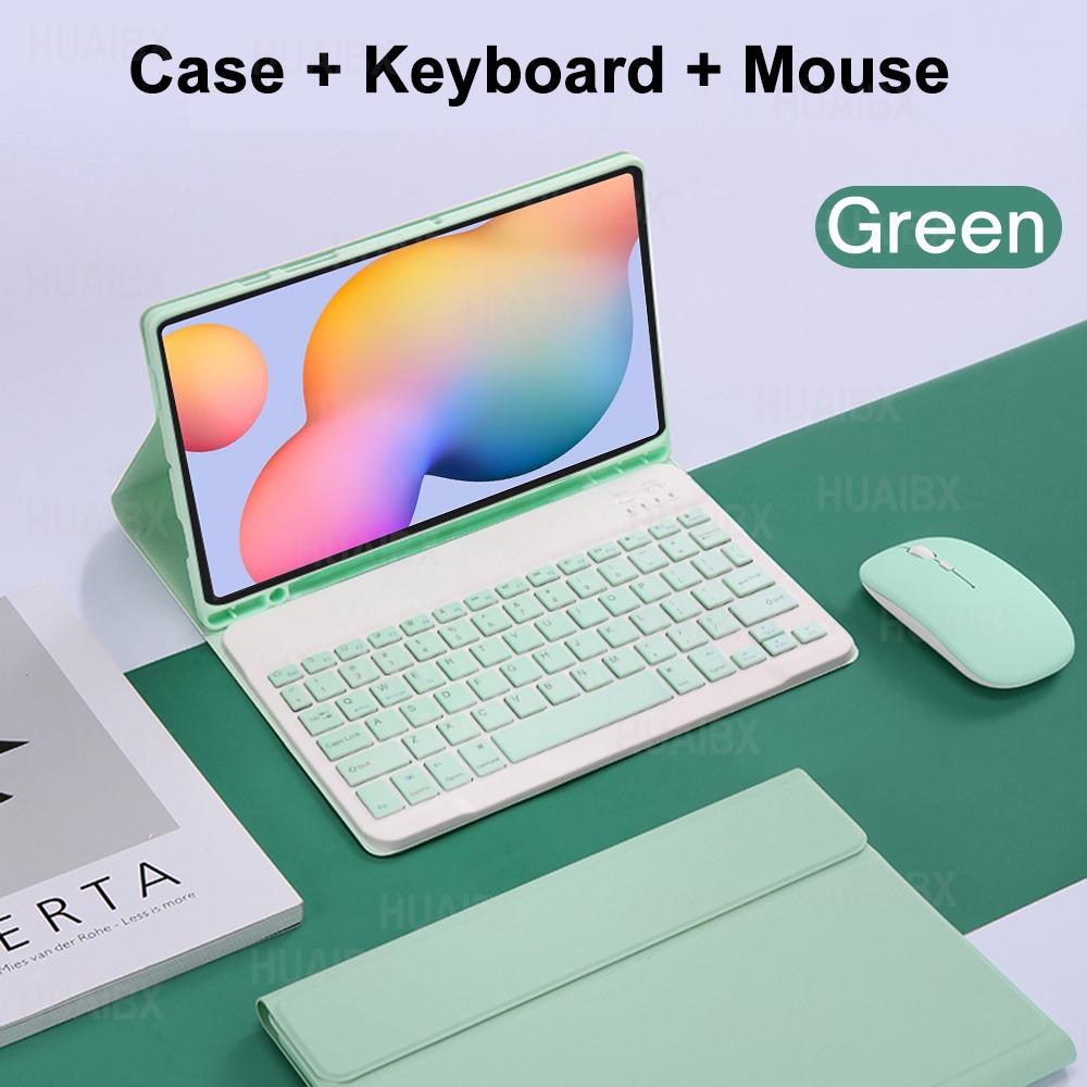 For Galaxy Tab S6 Lite 10.4 Inch Case with Keyboard, Detachable Keyboard Cover for Samsung Tab S6 Lite SM-P610 P613 P615 P619