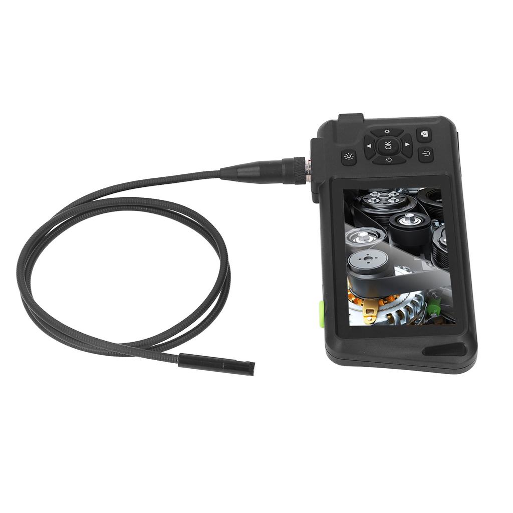 Handheld Industrial Endoscope 4.5in Screen HD 1080P 7.9mm Dual Lens Borescope Inspection Camera for Pipeline