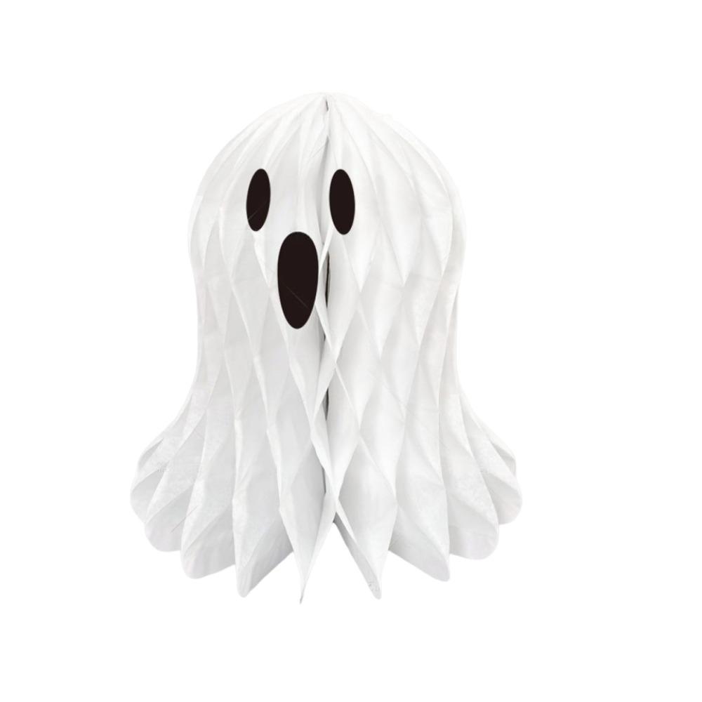 Foldable Honeycomb Ball Pendant Paper Halloween Hanging Ornament  Table Decoration