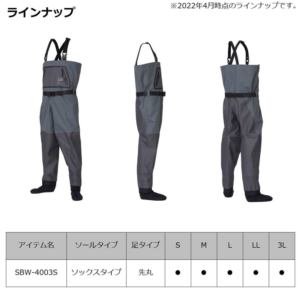 DAIWA Tight Fit Super Breath Stocking Waders M (Round Socks)