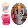 Eggs Shaped Candlestick Molds for Making Candlestick Tealight Holder