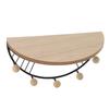 Modern Wall Shelves Fan Shaped Textured Exquisite Floating Shelves for Living Rooms Bedrooms Study