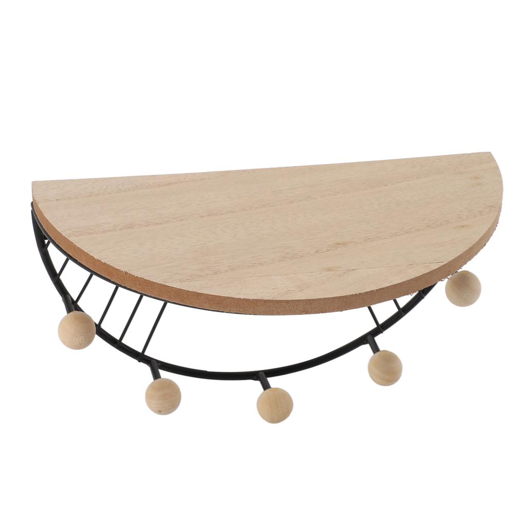 Modern Wall Shelves Fan Shaped Textured Exquisite Floating Shelves for Living Rooms Bedrooms Study