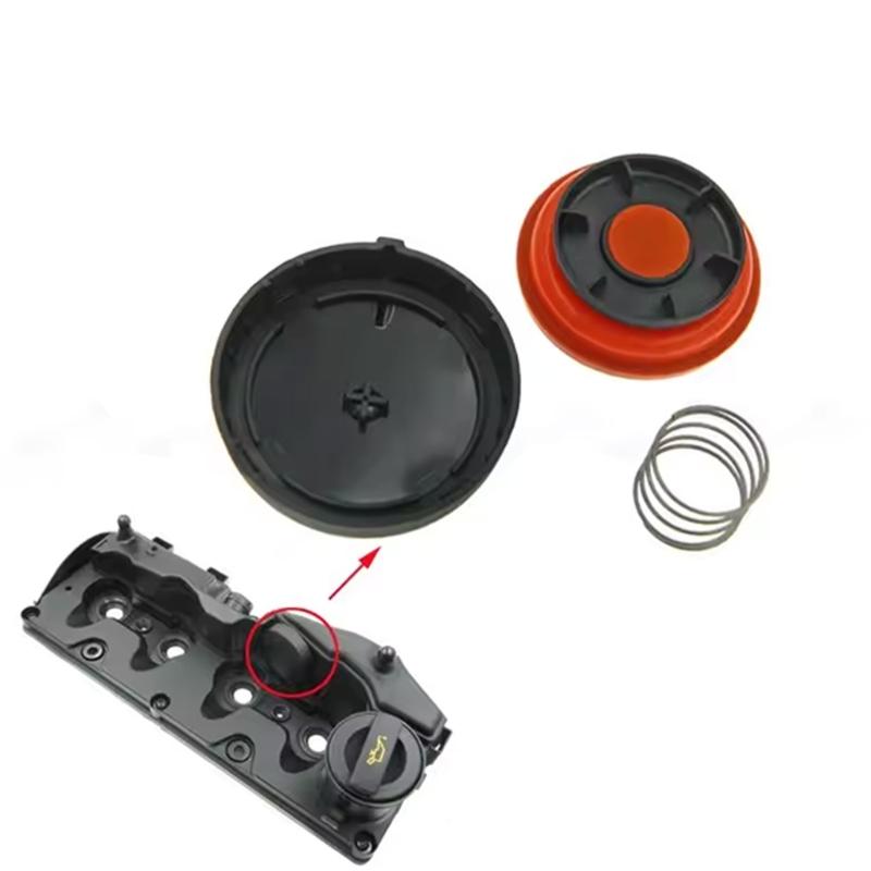 PCV Valves Cover Membrane Part Number 03L103469C 03L103469T Automobile Engine PCV Valves Cover Replacement