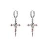 Heißverkaufte neue Produkte Dornen-Serie Kreuz-Ohrringe, süße und coole High-End-Ohrringe, Nischen-Dunkelheit neue Ohrstecker