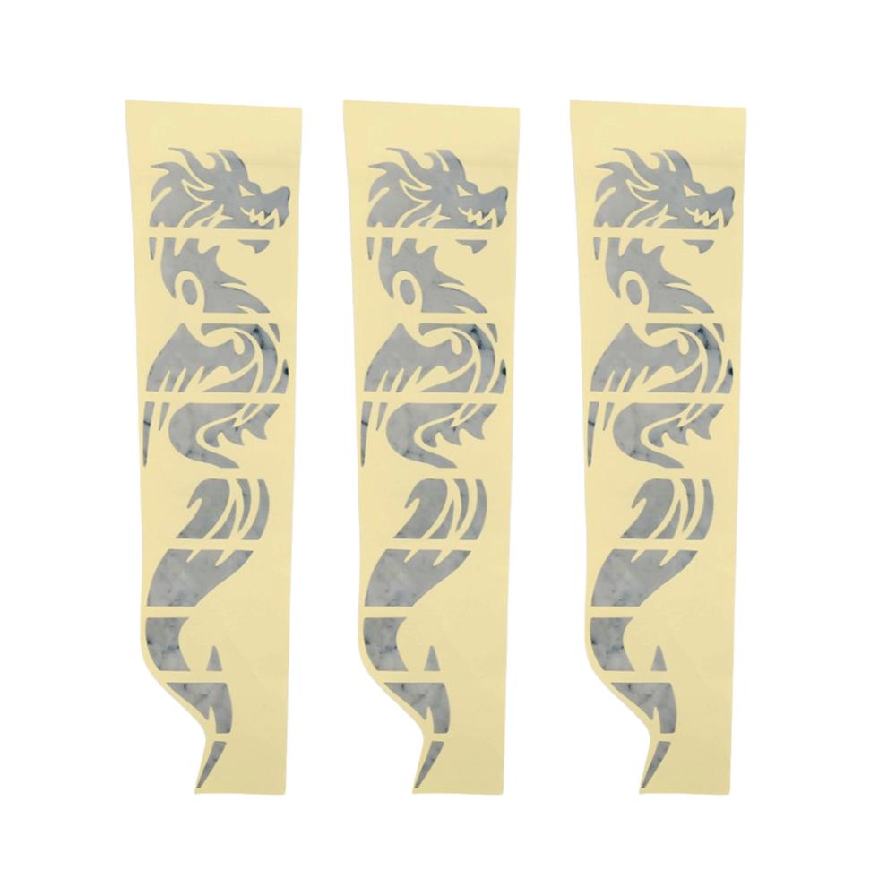 3PCS Paper + Adhesive Sticker Fretboard Stickers Guitar Fretboard Stickers Guitar Fretboard