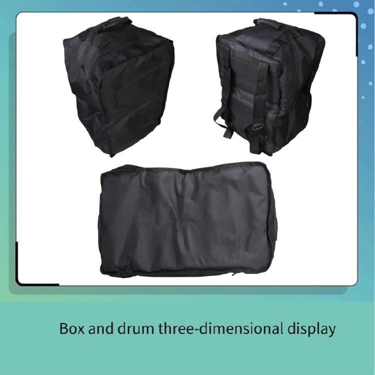 Padded Drum Case with Handle Zipper Instrument Case Cajon Shoulder Bag Drum Bag