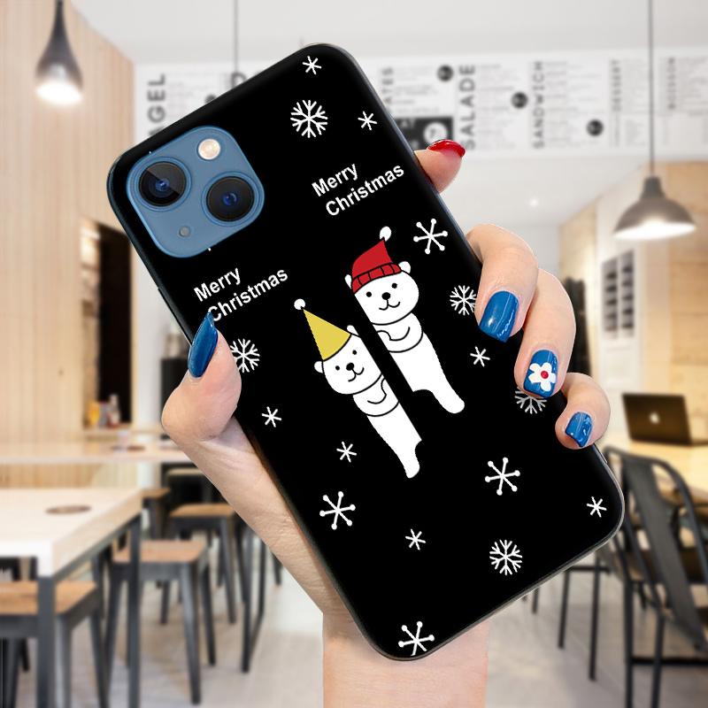 

Чехол для смартфона с Рождеством и Рождеством для iPhone 15, 14, 13, 12, 11 Pro Max, Samsung Galaxy S23 S22 Ultra S21 A52 M33 M30, противоударный мягкий чехол для телефона из ТПУ Samsung A54 5G