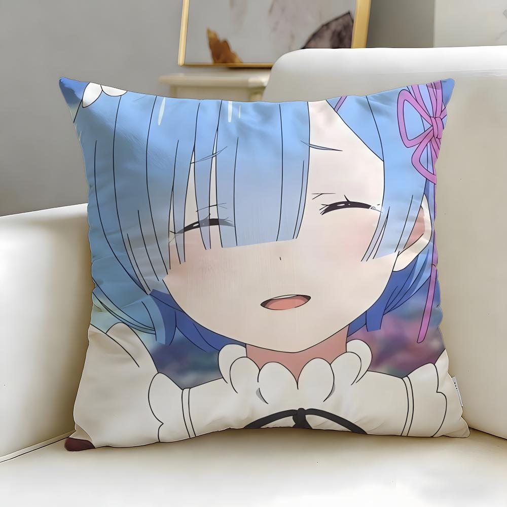 ReLife In a Different World from Zero Cushion Cover Soft  EasyWash Pillow Case  Versatile for Couch Bed Travel and Office