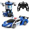 RC Police Car Robot Car 2-in-1 Remote Controlled With Remote Control