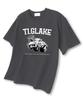 TI.GLAKE Down Around Oversized Short Sleeve T-Shirt Dark Gray