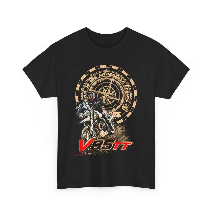 537 Włochy Mg Motocykl V85 Tt Koszulka T-shirt Unisex Top dla Kierowcy Dla Fanów Prezent Wyścigowy