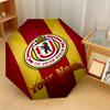 Union Berlin FC Automatic 3‑Fold Umbrella 8‑Rib Windproof Folding Umbrella Sun Rain Protection For Outdoor Travel Daily Use