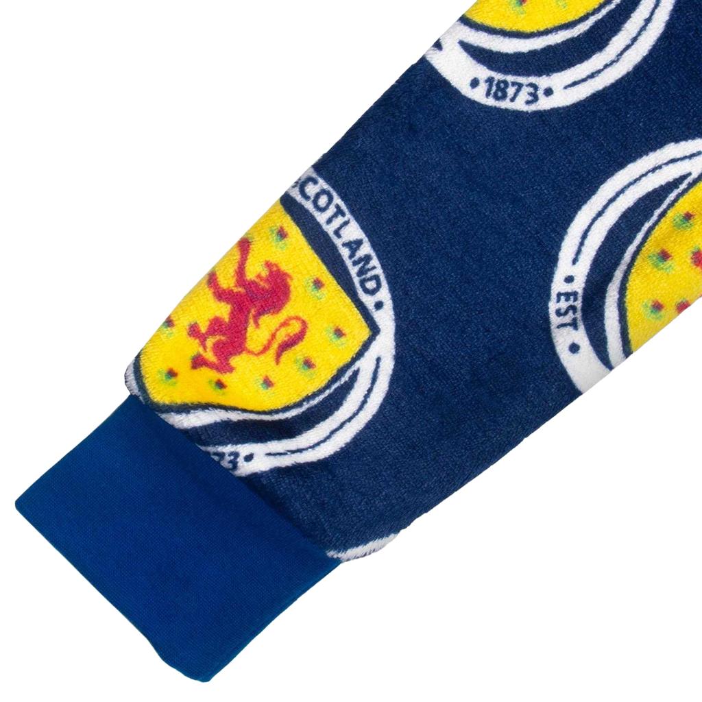 Scottish FA Childrens/Kids Crest Fleece All-In-One Nightwear