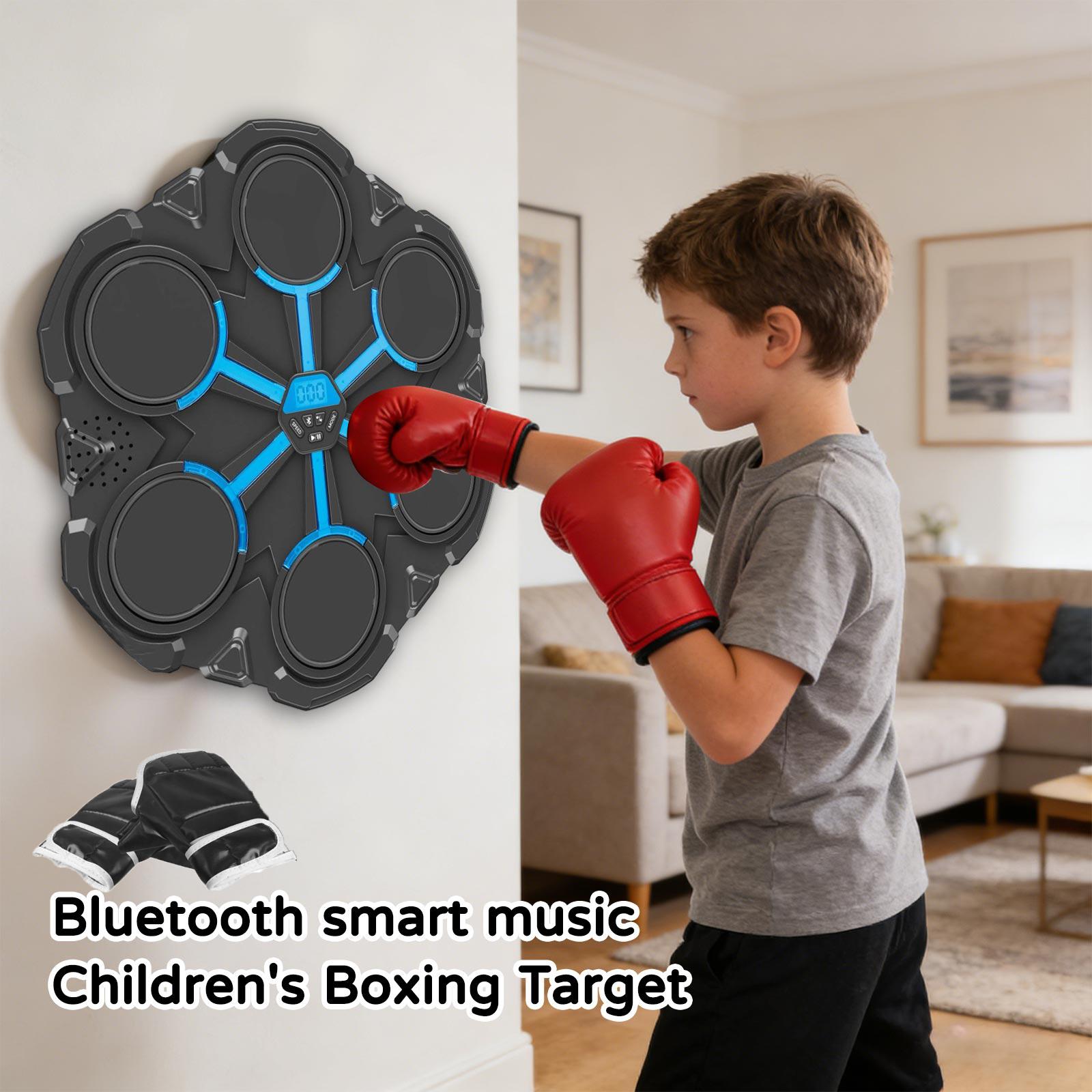 Bluetooth Умная Музыкальная Боксерская Мишень Подвесная Домашняя Цель для Тренировки Реакции Детский Фитнес Боксерская Настенная Мишень One Size