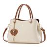 Elegant Pu Leather Tote Bag For Middleaged Women With Spacious Storage For Daily Use