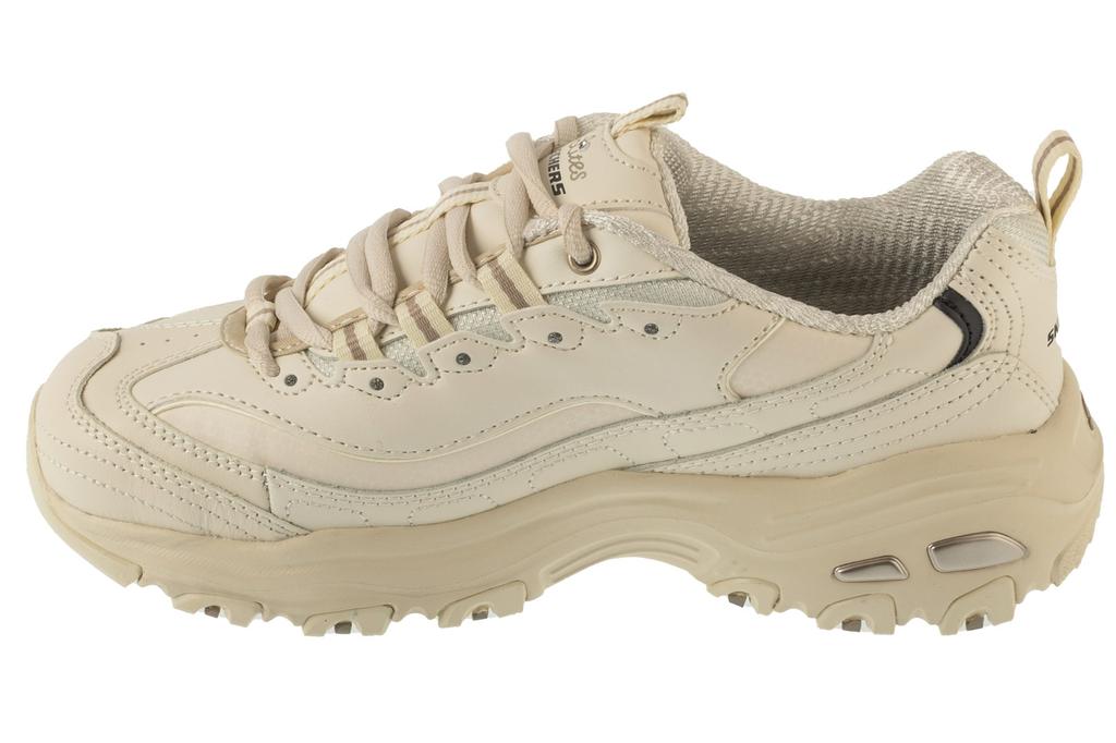 Skechers D'Lites - Fresh Start, Womens White Sneakers