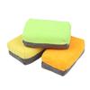 Microfiber Car Cleaning Pad Double Side Leather Scrubbing Sponge Soft Car Detailing Wash Sponge Car Interior Cleaning Tools