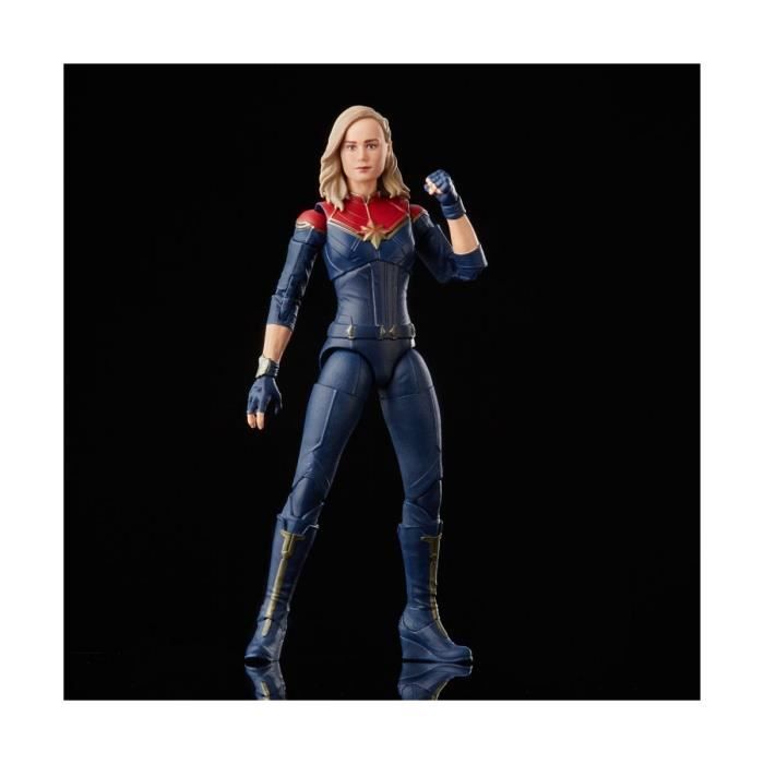 Figurine - hasbro - captain marvel - 15 cm - marvel legends - détails soignés