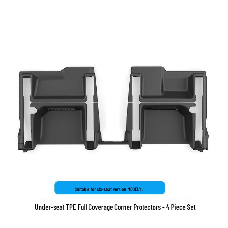 Tesla Model Y Rücksitz-Kratzschutz & Unter-Sitz-Schwellenleiste