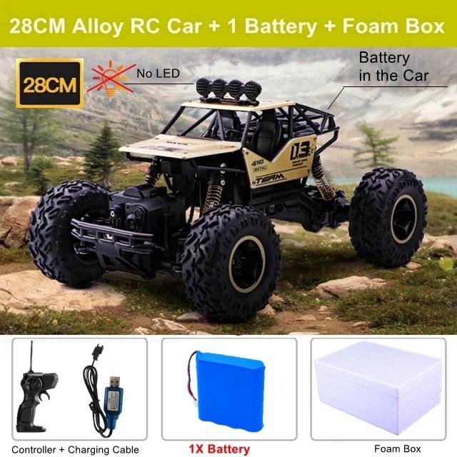 RC Car Remote Control Climbing Vehicle Outdoor All Terrain Off-road Trucks 4WD Racing Drift Cars Toy Gift for Kids Adults