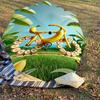 1PC Banana Bike Automatic Open/Close Umbrella with Windproof, 8-Rib Sturdy Canopy, Durable Ribs, Fashionable Design1267A