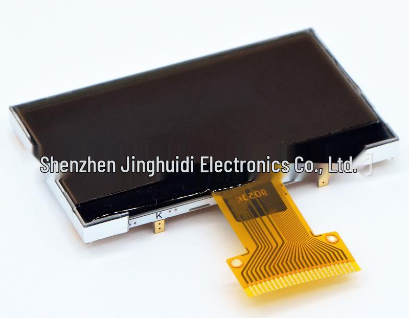 2.2" FSTN LCD Screen: 192x96 Dot Matrix, Negative Display, Parallel Interface, B&W.