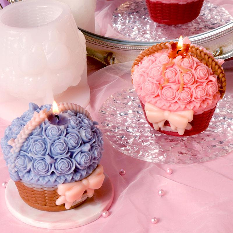 Forma silikonowa na świecę bukiet kwiatów DIY Dekoracja stołu Piwonia Bukiet kwiatowy Świeca filarowa Luksusowy Unikalny Prezent Ślubny