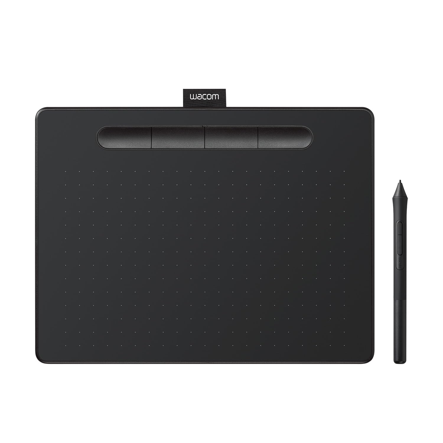 

[Wacom Direct Store Exclusive Model] Wacom Intuos Medium Basic CTL-6100/K2 Wacom Pen Tablet with Drawing Software, Black, Android Compatible