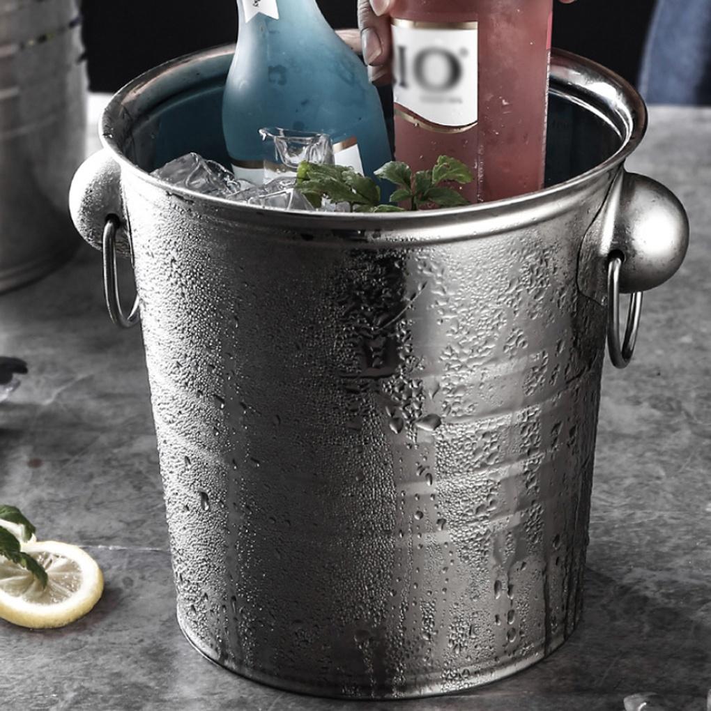 Stainless Steel Ice Bucket (5L) Wine Cooler Champagne Ice Bucket