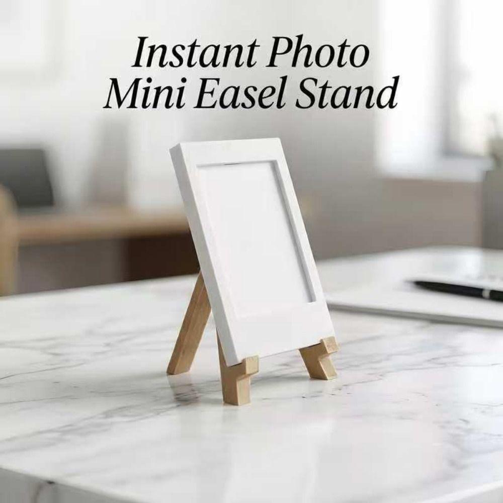 Multicolor Mini Photo Easel Frame Tabletop Decoration Instant Photo Frame for Anniversary