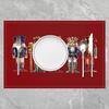 Cartoon Nutcracker Placemats Set of 4 18"x12" Kids Christmas Table Place Mats for Boys Girls Teens Nutcracker Suite Placemat