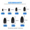 10Pcs Flipping Fishing Weights Bullet Fishing Sinker Weights Worm Weights Slip Sinkers for Bass Fishing Texas Rigs Tackle Tool