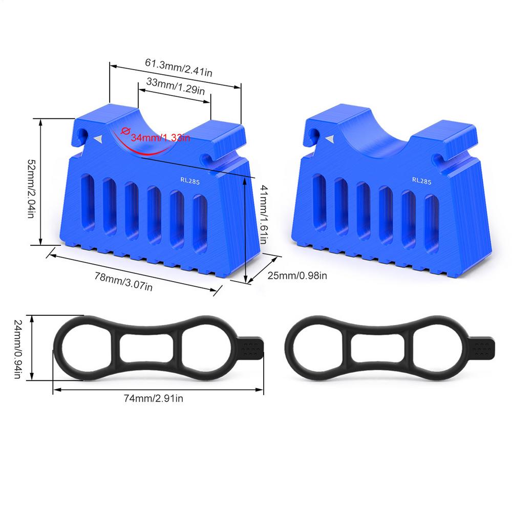 2pcs Mountain Bike Repair Stand Road Bike Inverted Front Handlebar Stand Parking Stabilizer Bicycle Handlebar Stand Repair Tools