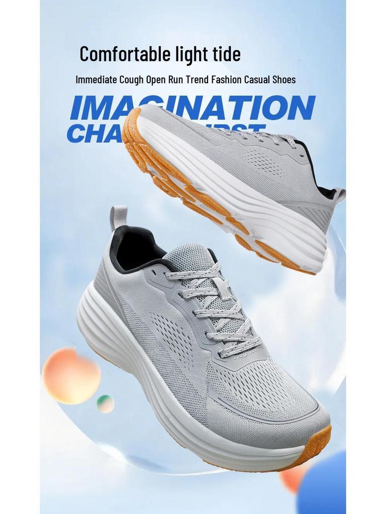Men's Wide Toe Lightweight Mesh Running & Walking Shoes