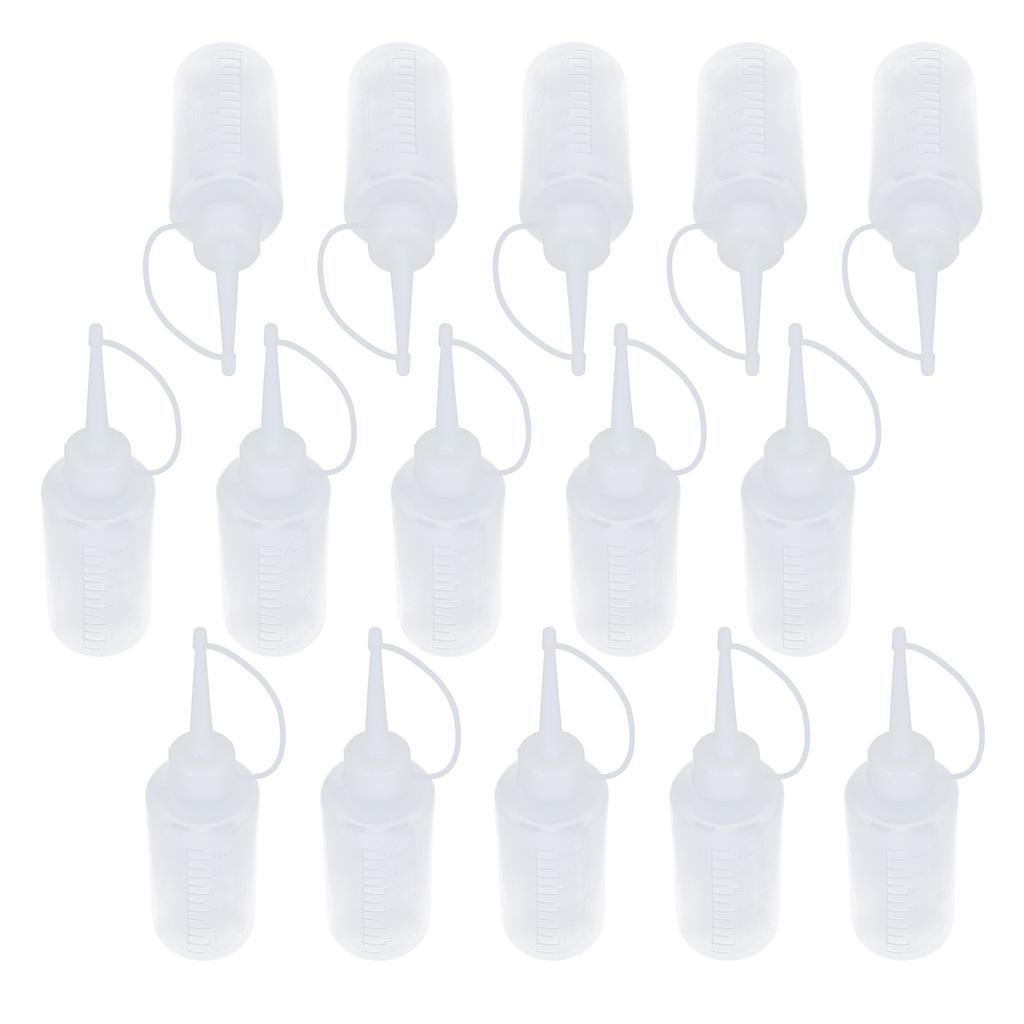 15 buc 120ML Uleier Mașină de Cusut Gura Ascuțită Vas Gol pentru Ulei cu Capac Aparate de Cusut