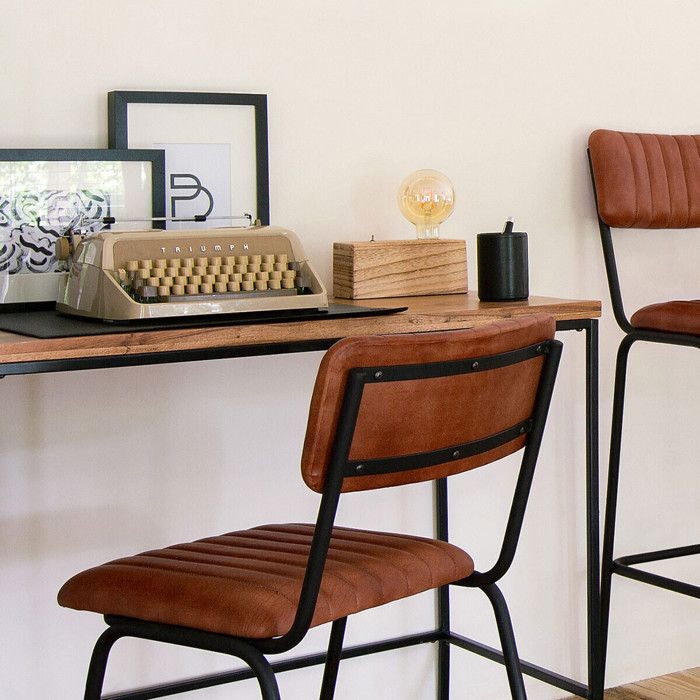 Lampe socle "Tibu" beige H9cm - Atmosphera createur d'interieur