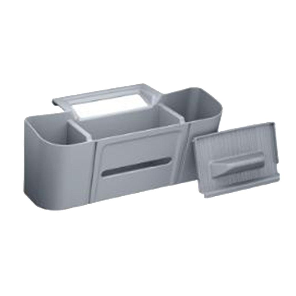 Rear Storage Tray Armrest Organizer Car Interior Storage Plastic Construction Flat Cover Stand Type Easy Installation