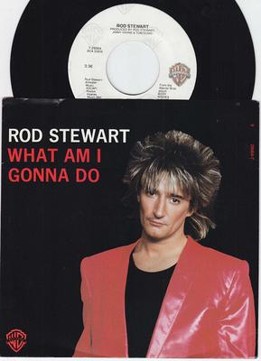 7inch Record ROD STEWART  What Am I Gonna Do 729564 WARNER BROS. 1983 Canada Rock Used