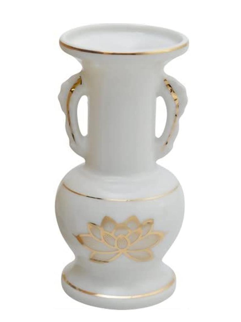 Maruesu Buddhistische Altarzubehör: Weißgoldener Lotus, Reguläre buddhistische Blume