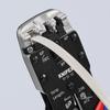 KNIPEX Western Plug Crimping Pliers for Cutting and Stripping Telephone Ribbon Cables, 4/6/8 Pin, 9751-12SB